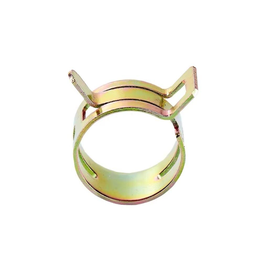 100Pcs 6-17mm Fuel Line Hose Clip Low Pressure Air Tube Clamp Car Truck Spring Clips  Metalworking
