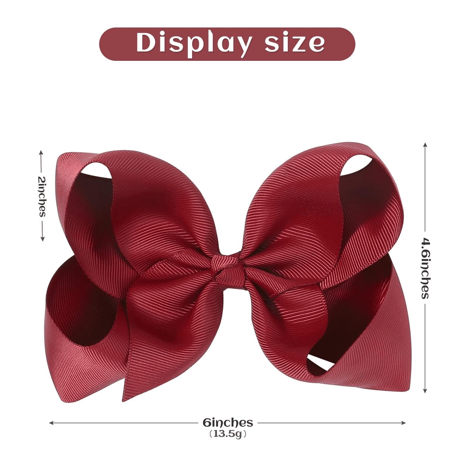 

Hairpin Set Satin Ribbon Bow Color Hairpin Clip Fashion Teenagers Women Girls Childrenn червоний