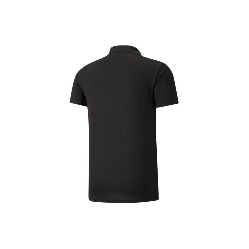 Puma Printed Casual Breathable Short Sleeve Polo Shirt Men Tops Black 521933-01