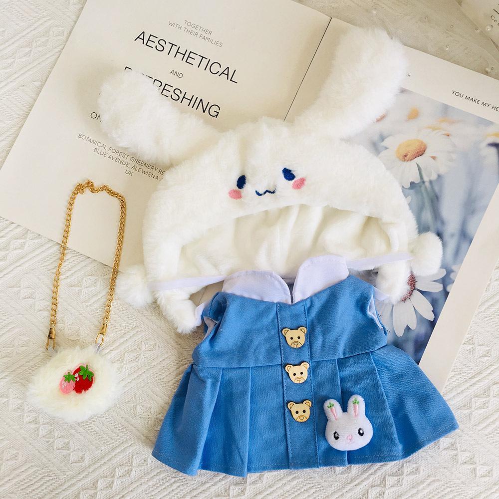 Medium 30cm Handmade Doll Clothes for Jointed Bear - S Size Belle Lulu Outfit Gift for Girls