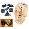 20PCS DIY 15.66 X 25.24mm Punk Studded Rivet Gothic Ornaments / Shoes Accessories88 Ghost Head Gold
