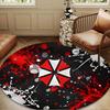 Umbrella Symbol Round Rug for Livingroom,Bedroom, Palyroom, Chair Rug, Area rug, Circle Carpet, Large Size Fan Christmas gift