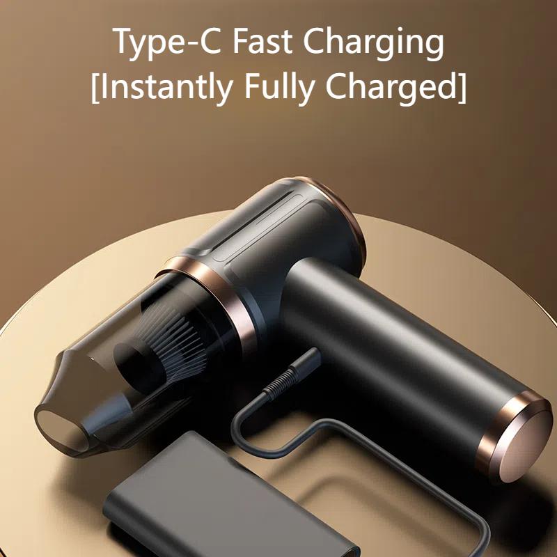 Wireless Car Vacuum Cleaner 5-in-1 Cordless Handheld Cleaning Robot Auto Vacuums Strong Suction Cleaner For Car Vacuum Cleaners