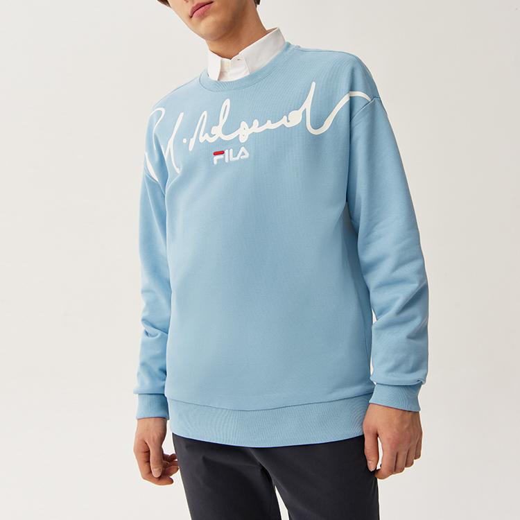 New FILA Sweatshirts Men's Ling Blue F11M118202F-LB