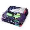 Warm Soft BlanketKids Travel Invaders Zims Gir Throw Blanket  Flannel Bedspread For Couch Chair Sofa Bed Print Sofa Bed Cover