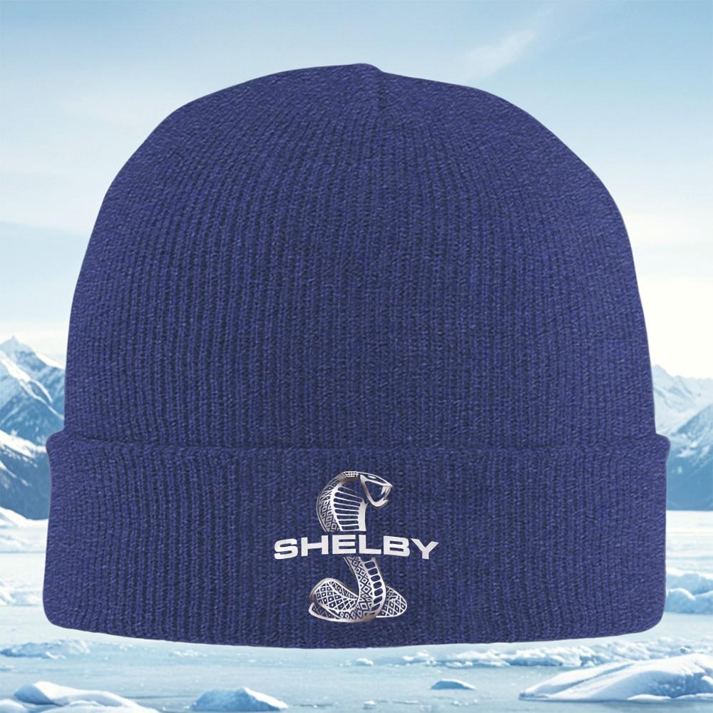 

Cobra head with open mouth,Shelby letters Men Women Unisex Knitted Hat Beanie Pullover Cap Winter Thermal Warm Christmas Outdoor