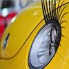 Black Car Eyelashes Stickers Three-Dimensional Eyelash Stickers Cars Personalized Eyelash Stickers Car Stickers