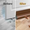 Adjustable Door Bottom Seal Strip Weatherstrip Under Door Draft Stopper Anti-Cold One Side Gap Blocker Foam Weather Strip Adjust