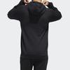 adidas Sweatshirts Men's Black Hooded Moderate Regular FM6016
