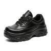 Niche design ins Internet celebrity dad shoes high street platform bread shoes versatile big head leather shoes 13062-Q