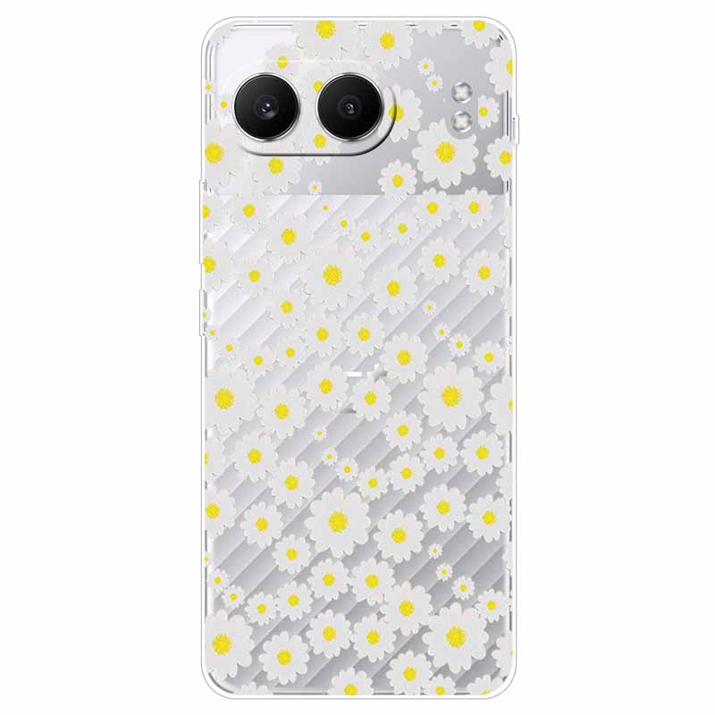 For One plus Nord 4 Case 6.74'' Flowers Transparent TPU Silicone Funda Capa for Oneplus Nord 4 Nord4 5G Soft Covers Coques bags