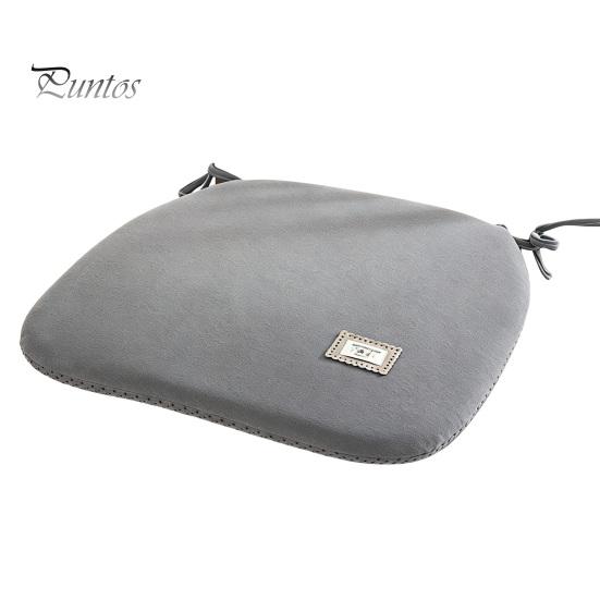 Solid Color Chair Pad for Home Memory Foam Cushion, Thickened Dining with Straps, Supportive Non-Slip Backing, Washable Seat Cushion Autumn