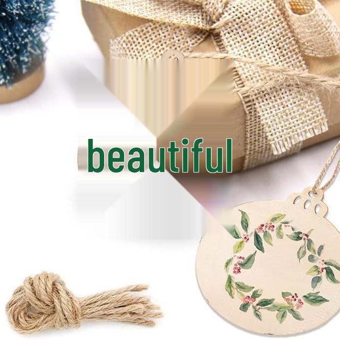 Handmade Round Wood Slice Christmas Ornament with Growth Rings – DIY Holiday Decoration and Party Tag