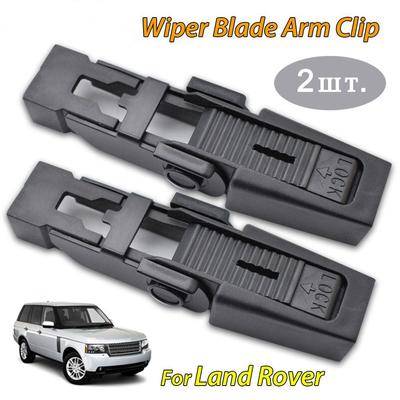 2X Clip Scorrevole Spazzola Tergicristallo Anteriore per Auto Per Land Rover Discovery 2 OE#DKW100020