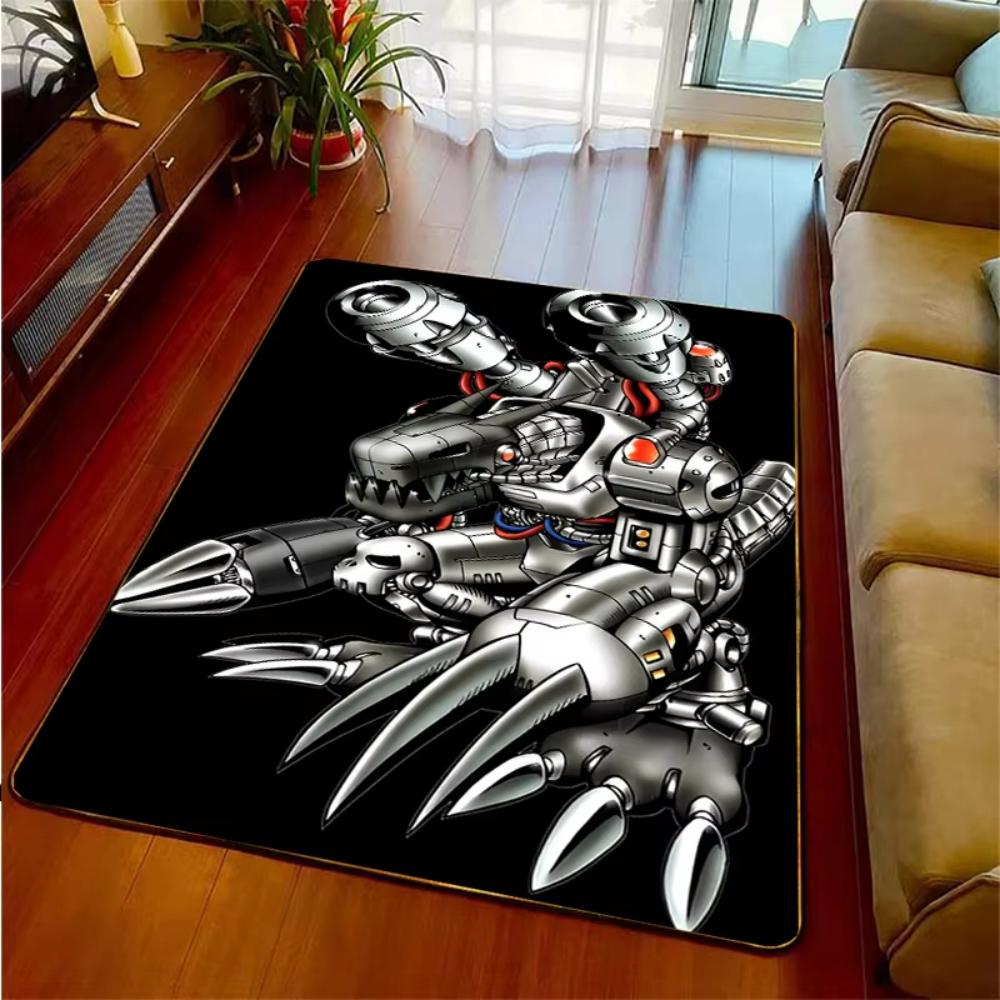 

Blue Eyes White Dragon Anime Cards Carpet for Living Room Bedroom Decor Anti-slip Rug Leisure Balcony Floor Mat 40x60cm