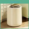 Bin With Trash Lid Can Dustbin Waste Basket Household Wastebasket Garbage For Indoor