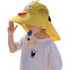Kids' UV Protection Wide Brim Sun Hat - Breathable Summer Bucket Hat for Boys & Girls