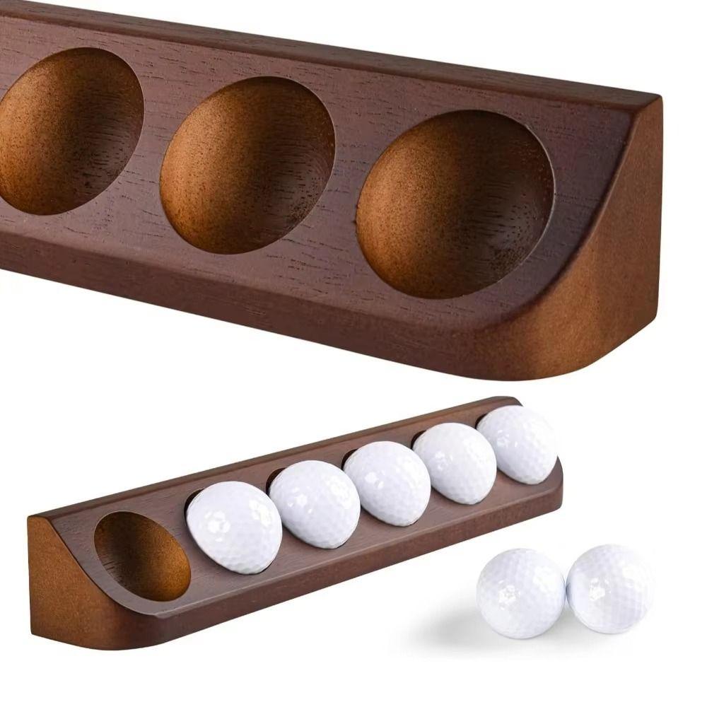 Wall Mount Golf Ball Display Case Wooden Golf Storage Rack Golf Ball Stand Holder  Home Decor