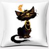Cartoon Cute Cat Animal Series Printed Pillowcase Decoration Accessories for Holiday Party Living Room Bedroom Home Decor