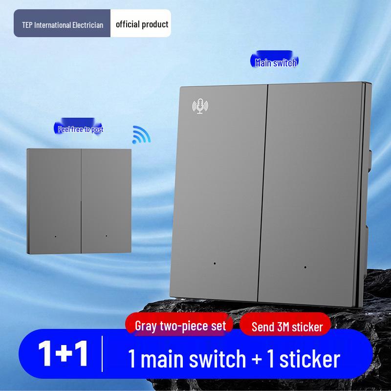 Smart Voice-Controlled Wireless Light Switch Panel