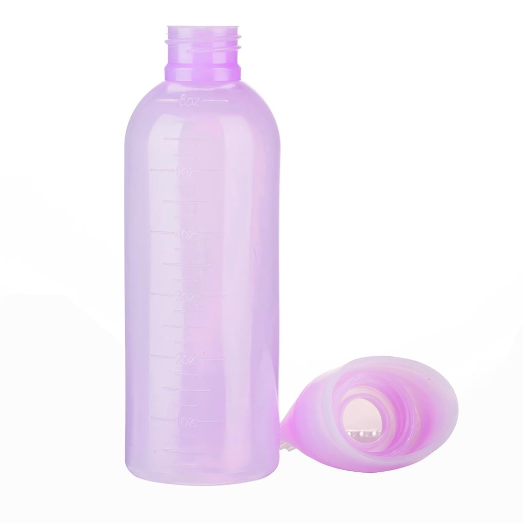 Root Comb Applicator Bottle with Graduated Scale Reliable Hairstyling Tool Scalp Coloring Dyeing Supplies for Home Salon