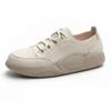 Fujin 3cm 2024 Synthetic Genuine Leather Spring Loafer High Brand Platform Autumn Vulcanize Chunky Sneaker Wome Flats Shoes