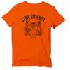 T-shirt Unisex Manica Corta Vintage Cool Bengal of Cincinnati