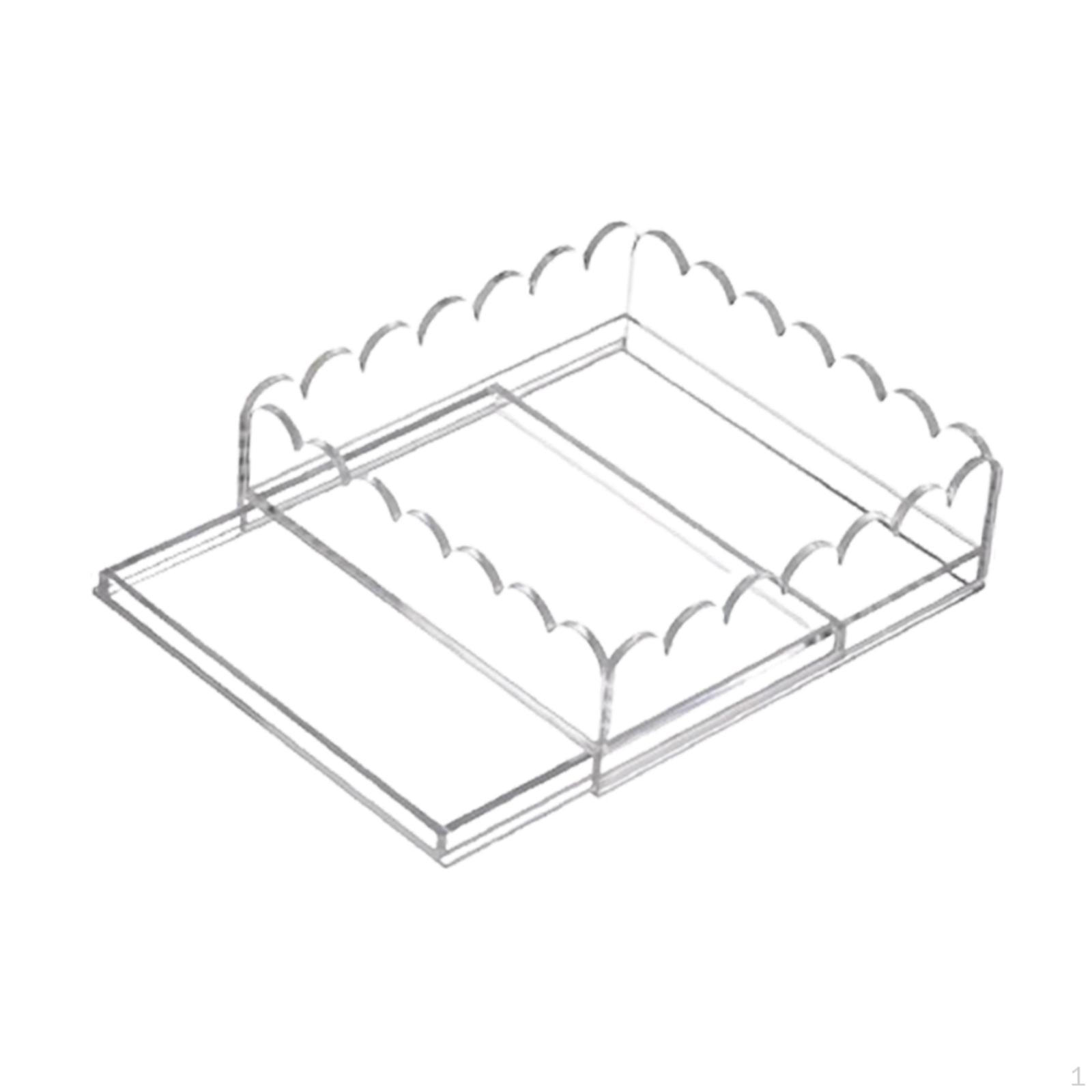 

Акриловый поднос в форме ракушки, держатель для демонстрации ювелирных изделий, органайзер для хранения для искусства M