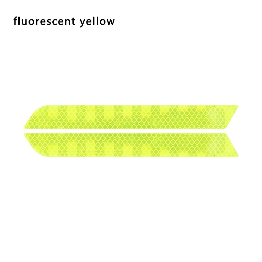 2 buc Universal auto reflectorizant bandă autocolante bara spate noapte siguranță avertizare Decal bandă autocolante bara spate