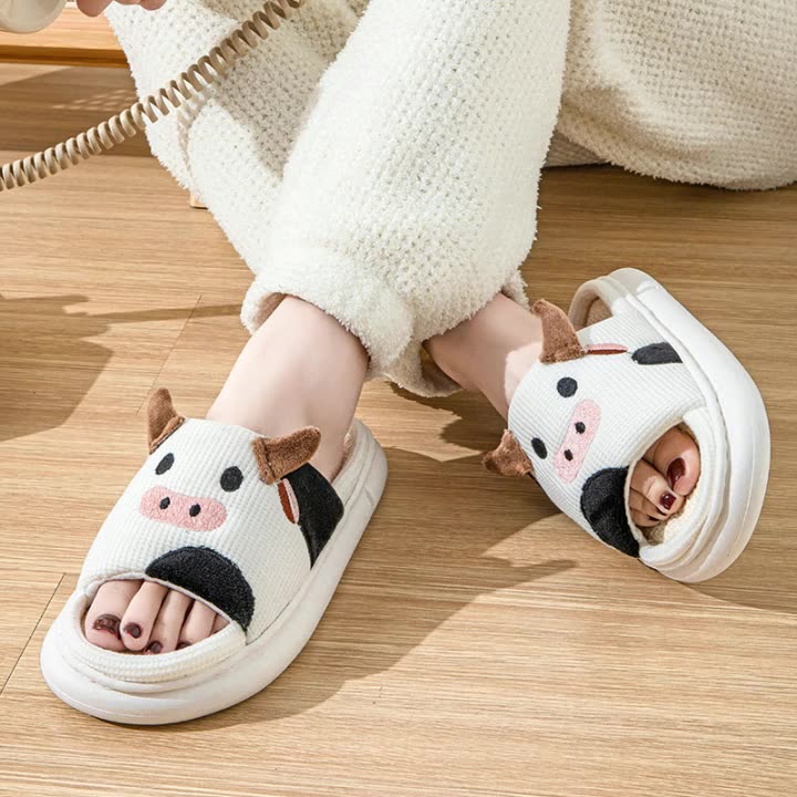 

Womens Couple Summer Thick Soled Non Indoor And Outdoor One-piece Slippers 42 бежевий
