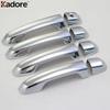 For Toyota Land Cruiser LC200 FJ200 Second Facelift 2016 2017 2018   Chrome Car Door Handle Cover Trim Accessories
