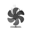 6 Blades Fireplace Stove Fan Heat Powered Stove Fan for Log Wood Burner Stove