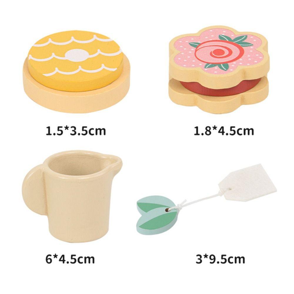 Food Afternoon Tea Set Toy Intellectually Beneficial    Toddlers Girls Boys