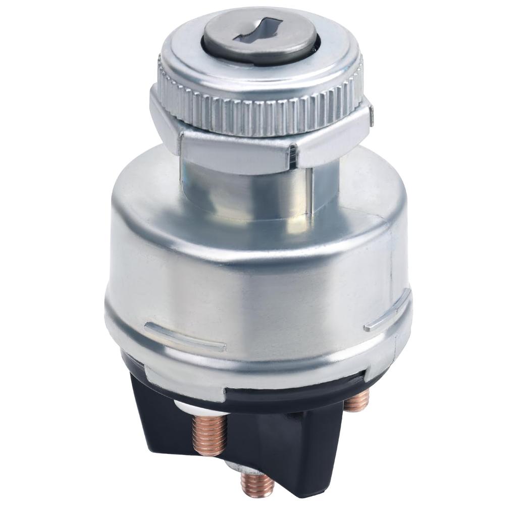 AHL 4-Bit Key Cylinder Main Key Ignition Switch Kit with Key Universal Fit