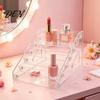 Nail Polish Organizer 5/7 Tier Acrylic Display Stand with Fences, Perfume Organizer, Removable Bracket for Home Makeup Multifunctional Clear