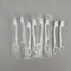 8/16Pcs Portable And Individually Packaged 3-In-1 Brush Head Toothbrush Floss Disposable Toothbrush For Adults On Business Trips