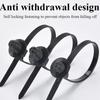 Car Nylon Tie Wrap Cable Fixed Fastener Clips  Strap Self-Locking Nylon Cable Ties Car Hose Fastening Zip Interior Accessorie