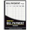 Monthly Bill Payment Plan Book, Financial Planning Notebook, Can Be Carried with You for Business Office and Business Trips