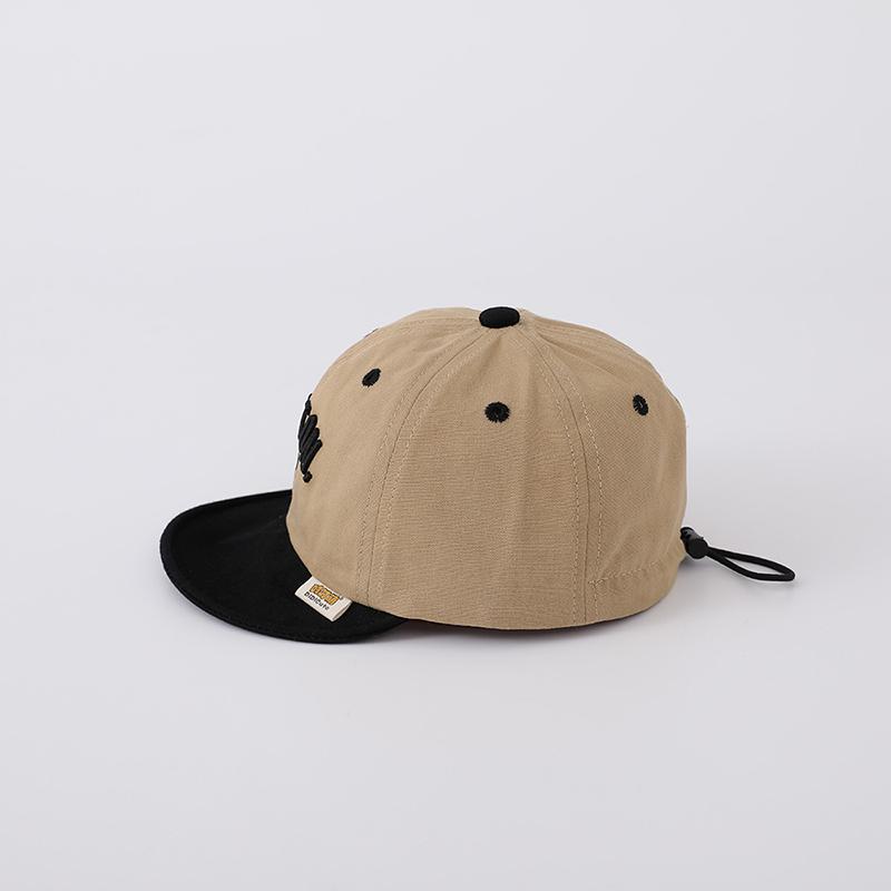 Korean Letter Baby Baseball Cap Adjustable Embroidered Peaked Hat for Infant Summer Soft Cotton Kids Boy Girl Sun Hats