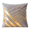 45x45cm Geometric Pillow Case Velvet Gold Bronzing Cushion Cover Home Living Room Sofa Decoration