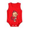Baby Short-Sleeve Hooded Romper for Summer Outdoors