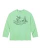 CENTAUR.KR Western Washed Long Sleeve T-Shirt_Mint