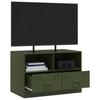 Vidaxl Szafka Pod Telewizor, Oliwkowa, 67X39X44 Cm, Stalowa