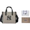 New MLB Canvas Bag, Tote Bag, Shopping Bag, Handbag, Shoulder Bag Trumpets Unisex Black 3AORS062N-50BKS