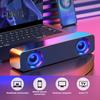Bluetooth-compatible Speaker Music Player with Light Stable Connection Home Video Desktop Wireless Sound Speaker