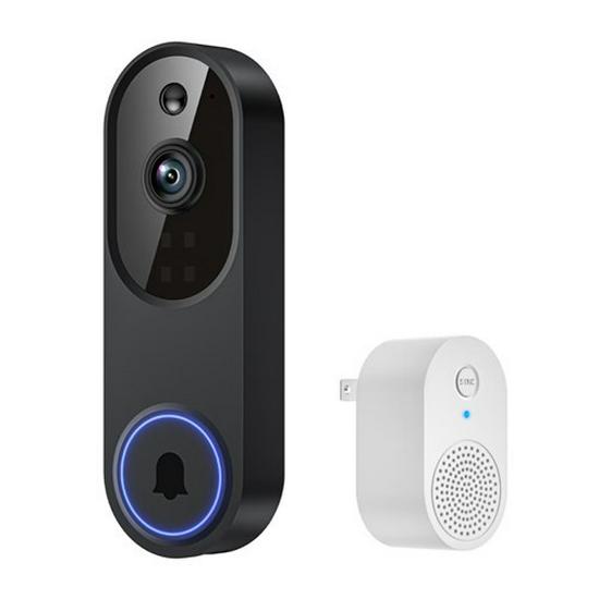 Wireless HD Night Vision Smart Doorbell Camera for Outdoor Home Monitoring