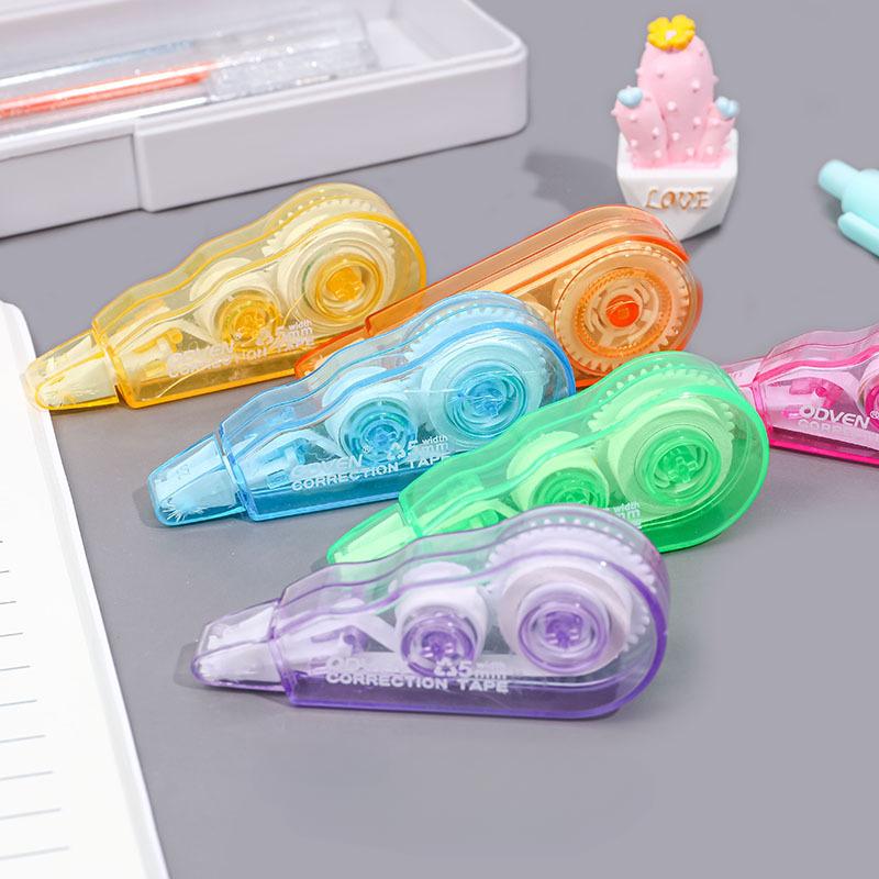 6 Pcs/set Cute Mini Morandi Color Correction Tape Kawaii Small Portable Writing Correct Tape Tool School Student Stationery