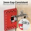 Hinge Quick Installation Fixing Plate Gaps Alignment Tool Cabinet Hole Drilling Locator Jig For Precise Door Alignment