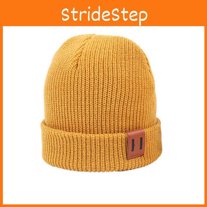 Color Knitted Plain Cap With Polyester Material For Kids And Adults Outdoors For