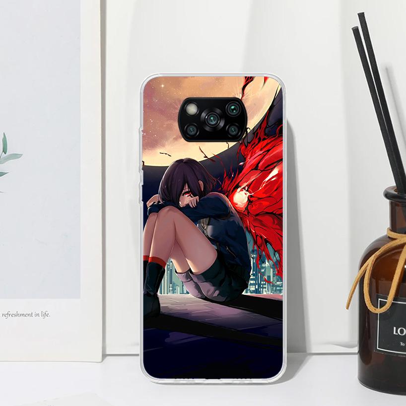 G-Ghoul Tokyo Touka Kirishima Phone Case For Xiaomi Poco X7 X6 X5 M7 M8 Pro F7 Ultra Redmi 15C 15 13C 13 12C 12 10 10C 10A Art F